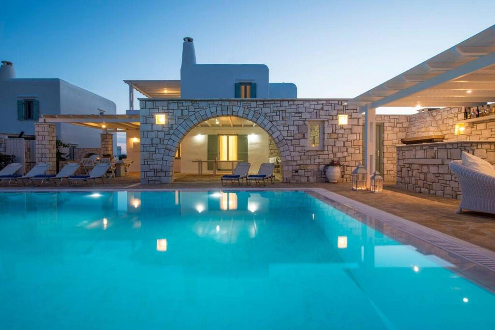 Villa Dionysos In Aliki Exterior photo