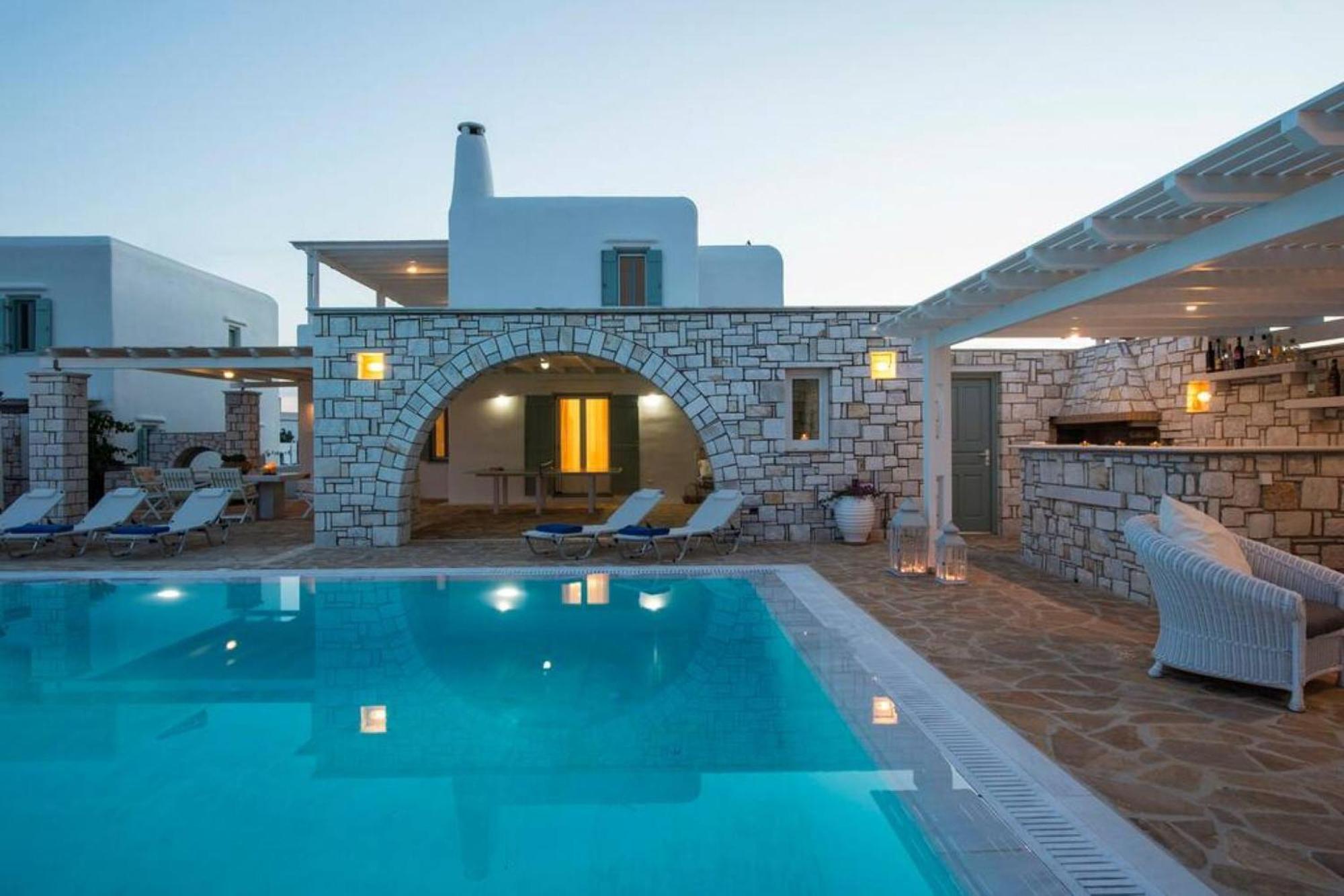 Villa Dionysos In Aliki Exterior photo